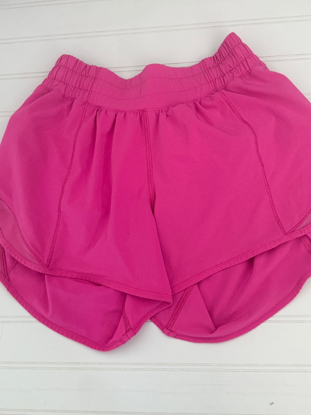 Lululemon Pink Low Rise Hotty Hot Shorts 4”